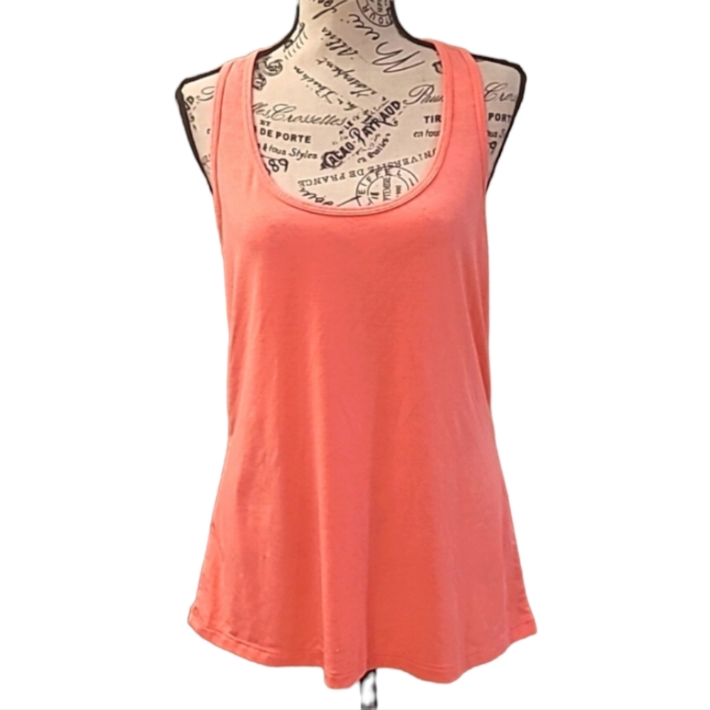 Ideology Size M Coral Racer Back Tank
